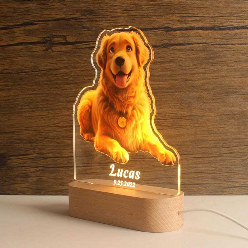 Personalisiertes Cartoon Portrait Nachtlicht