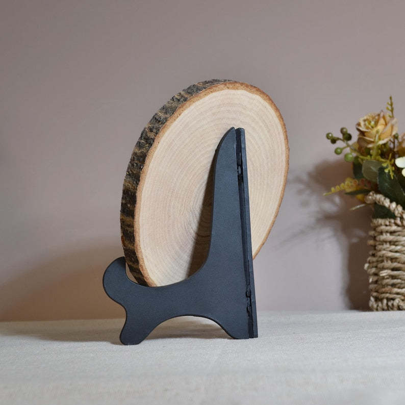 Personalisiertes Holzstapel-Baumringe-Cartoon-Portrait