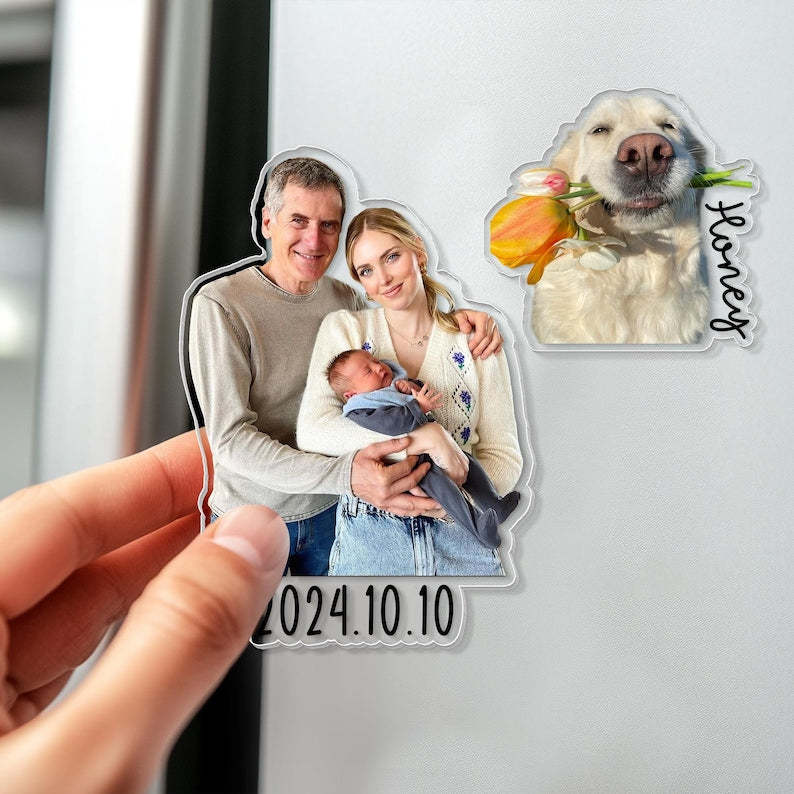 Customized Familie Foto Kühlschrankmagnet Vatertag Geschenk