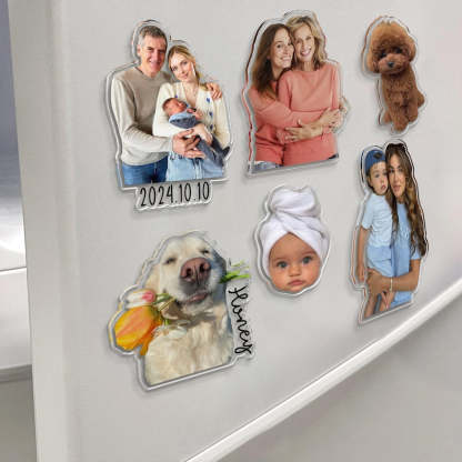 Customized Familie Foto Kühlschrankmagnet Vatertag Geschenk