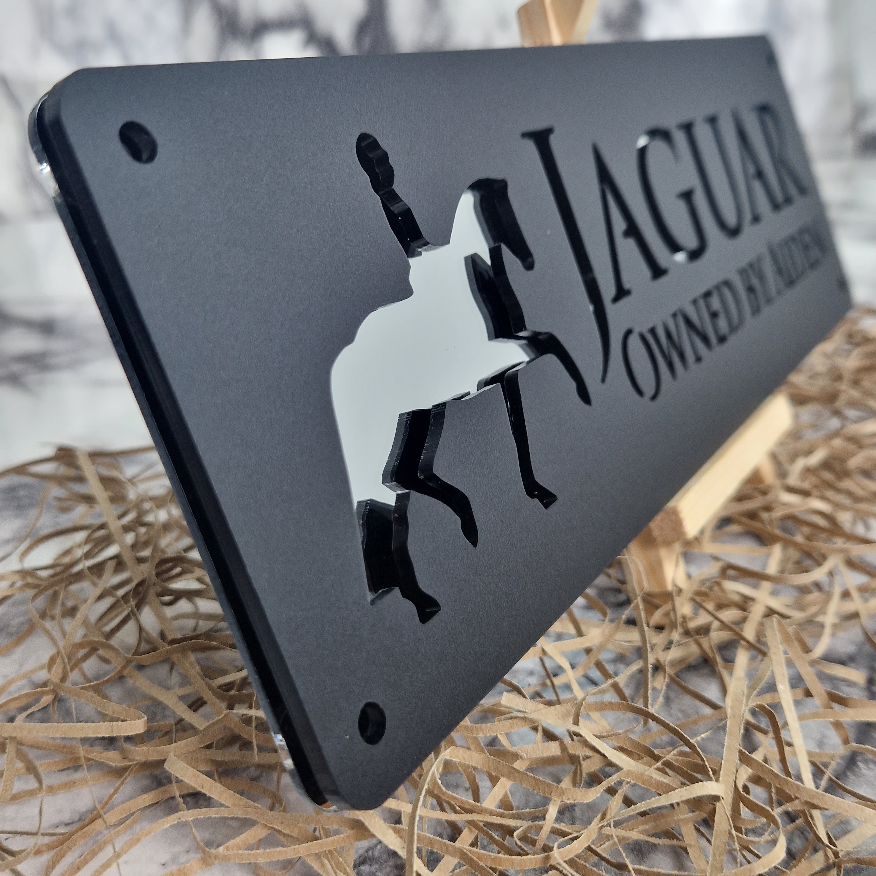 Personalized Laser Cut Stable Name Tag