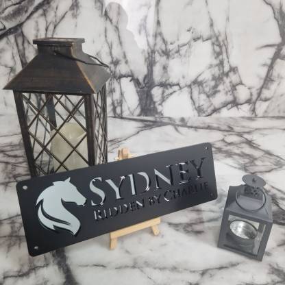 Personalized Laser Cut Stable Name Tag