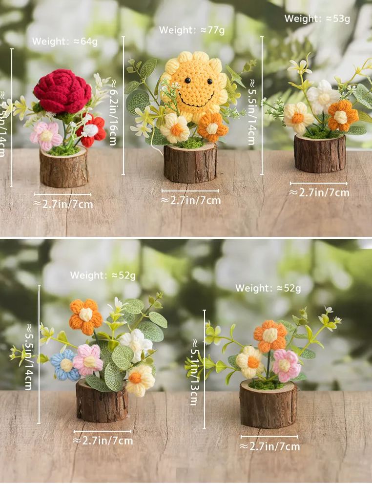 Handmade Crochet Flowers &ndash; A Bloom That Lasts Forever✨