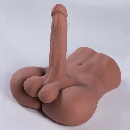 Jesse-7.9LB Brun Torso Dildo för Kvinnor