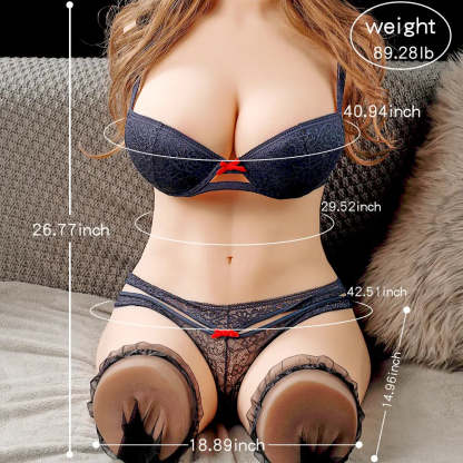 Madison-89.28LB Full Storlek Kvinnlig Torso Sex Doll