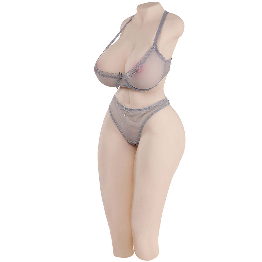 Trasia-40.7LB Sexiga Långa Ben Mjuka Gelfyllda Bröst & Röv Kvinnlig Sex Torso
