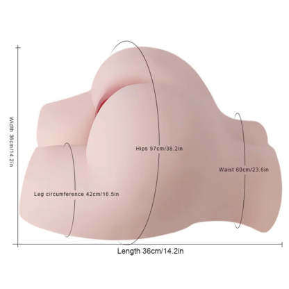 Yasmin-28.66LB Realistisk BBW Big Booty Sex Torso