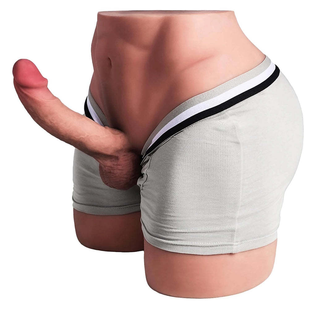 Brian-36.5Lb Big Ass Male Sex Doll Torso With 7" Dildo | Nicetorso