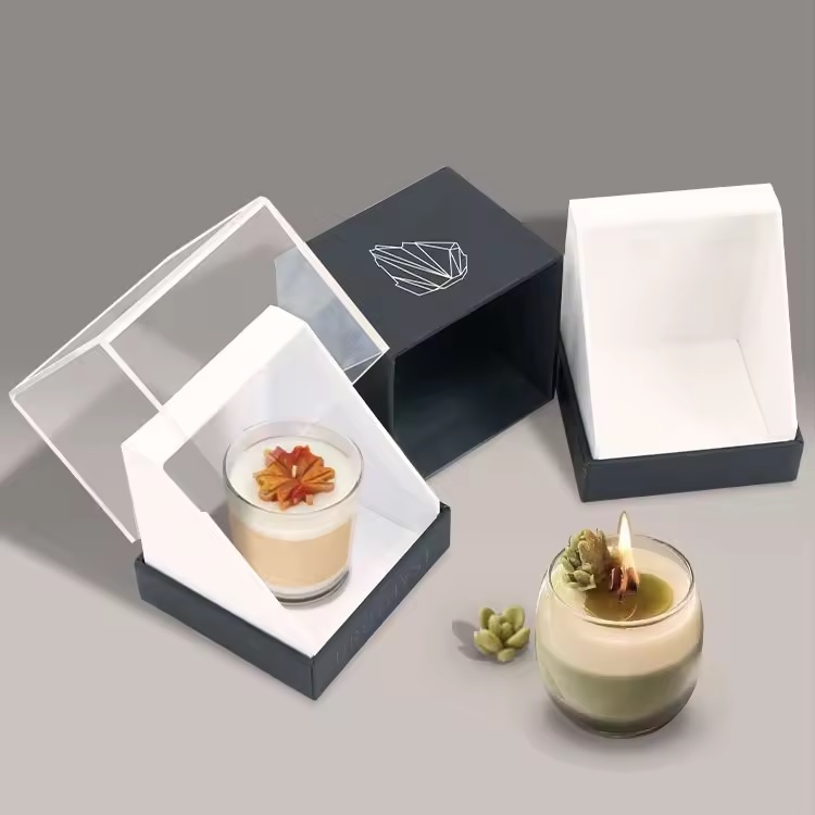Acrylic Lid Candle Display Box
