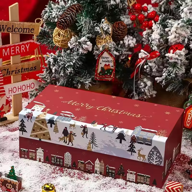 Christmas Gift Packaging lvory Board Box