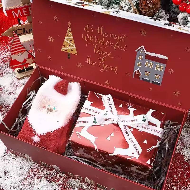 Christmas Gift Packaging lvory Board Box