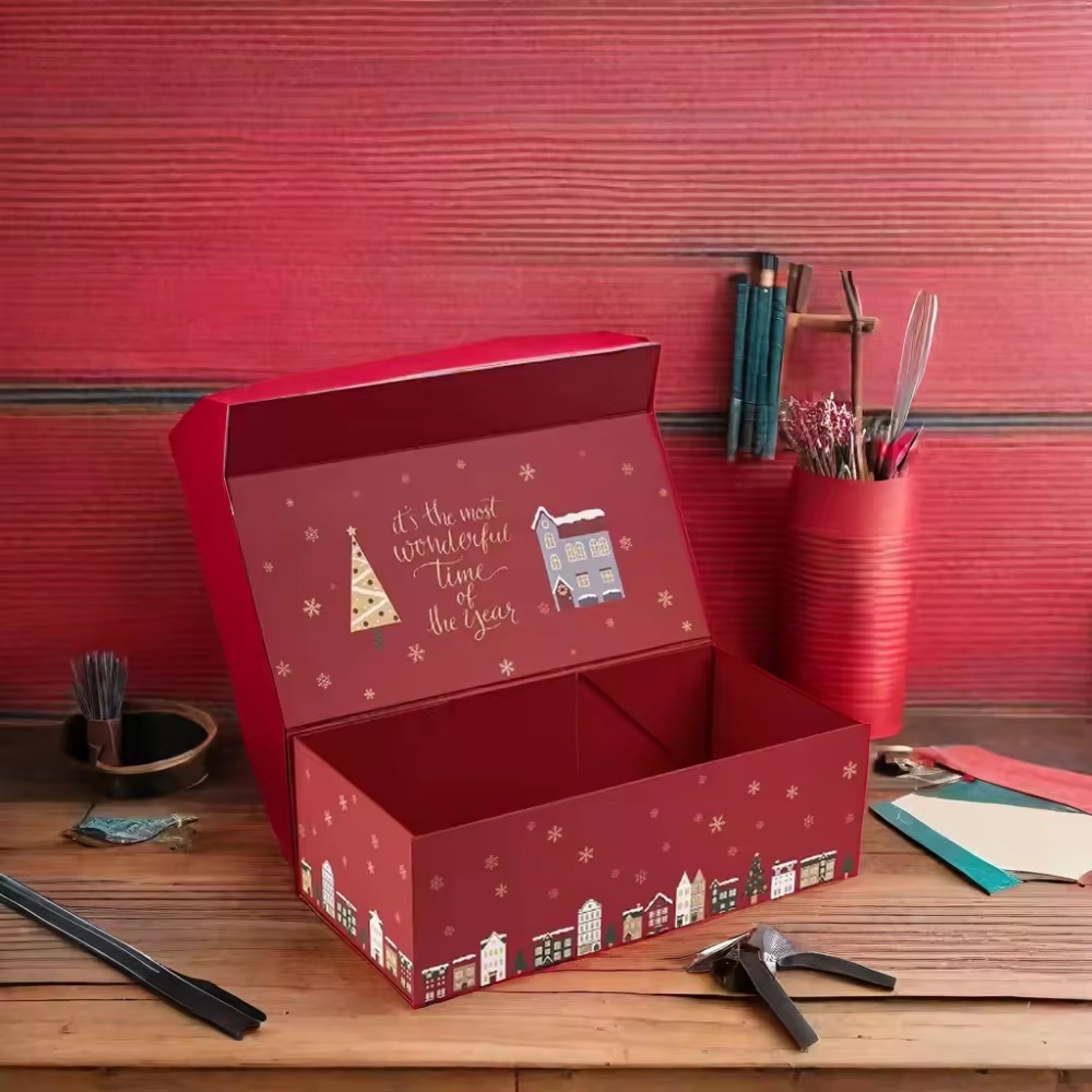 Christmas Gift Packaging lvory Board Box