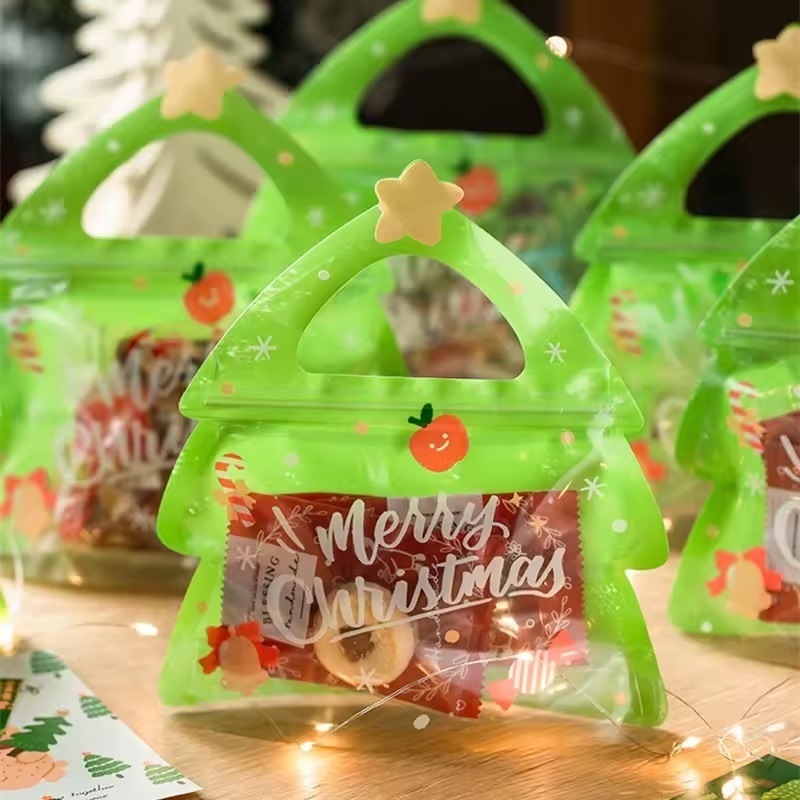 Christmas Transparent Sweet Gift Pouch