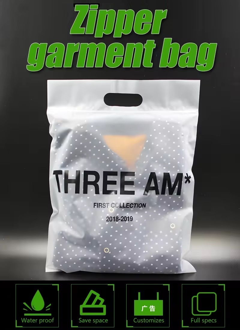 Plastic Clothes Ziplock Packaging Bag