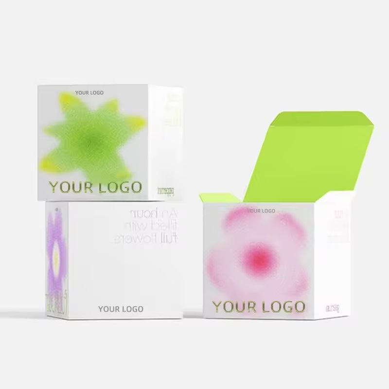 White Cardboard Cosmetic Packaging Box
