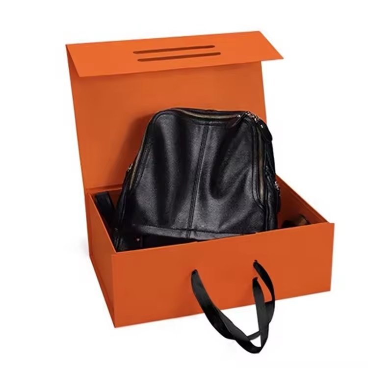 Hardbound Folding Rigid Cardboard Gift Box