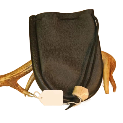 Leather Jewelry Drawstring Packaging Bag