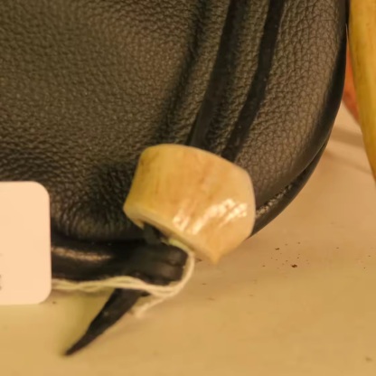 Leather Jewelry Drawstring Packaging Bag