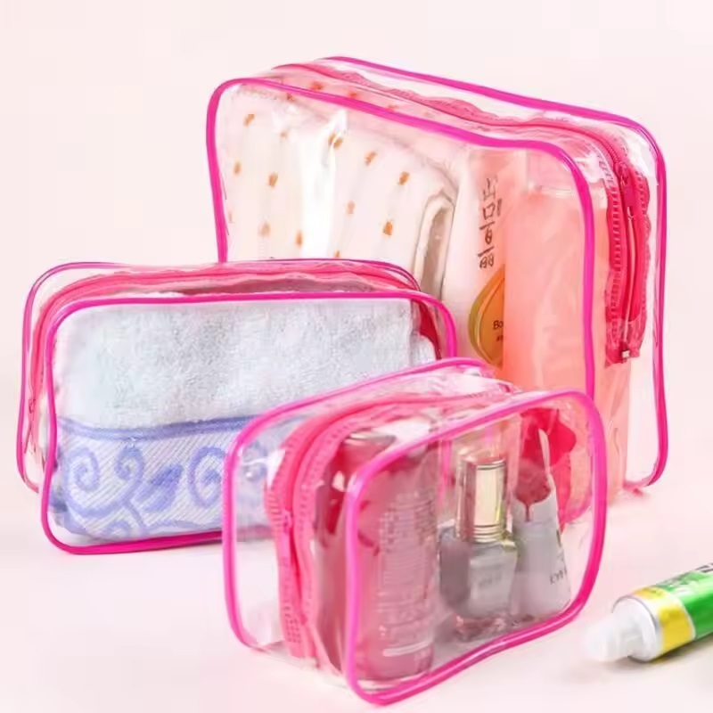Plastic Mini Makeup Jewelry Zipper Bag