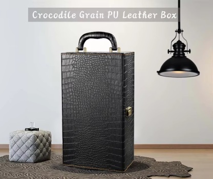Luxury Leather Wine Packaging Gift Box
