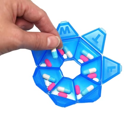 Plastic Pharmaceutical Pill Storage Box