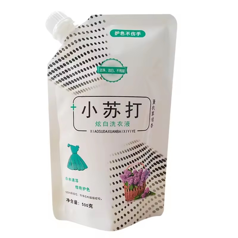 Reusable Washing Liquid Mylar Packaging Pouch
