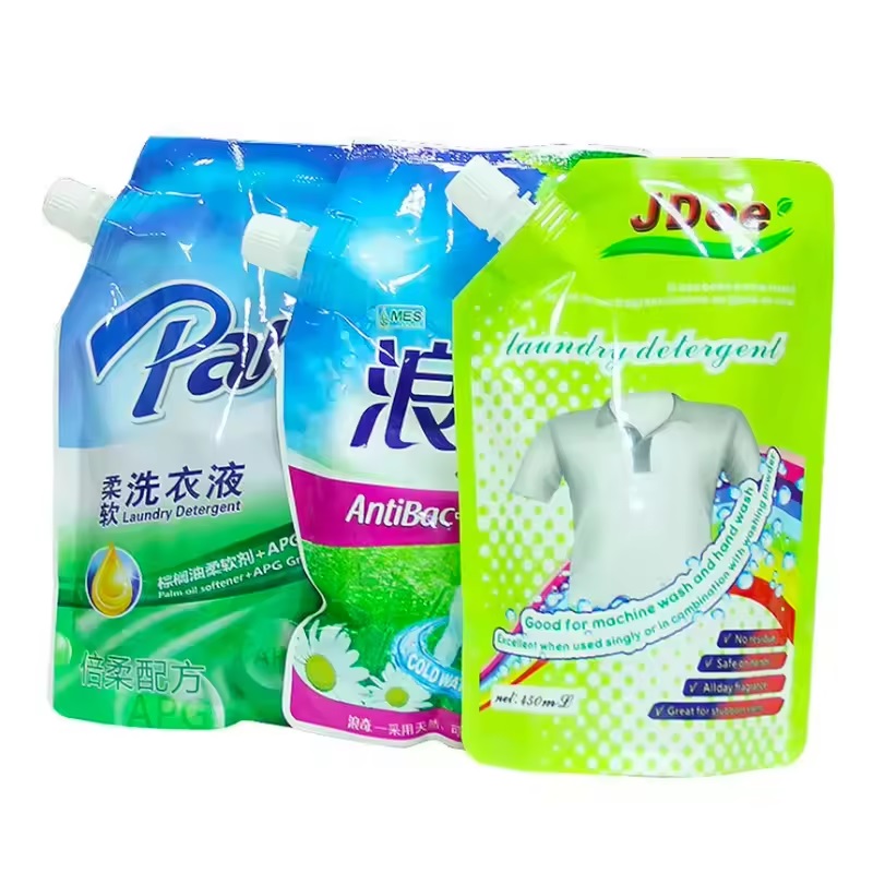 Reusable Washing Liquid Mylar Packaging Pouch
