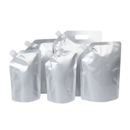 Food Safe Juice Beverage Pouch with Spout