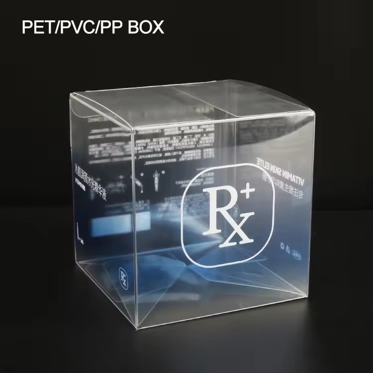 Transparent Printed Cosmetic PVC Box