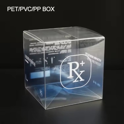 Transparent Printed Cosmetic PVC Box