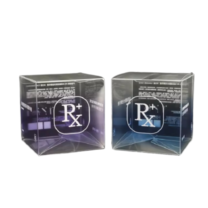 Transparent Printed Cosmetic PVC Box