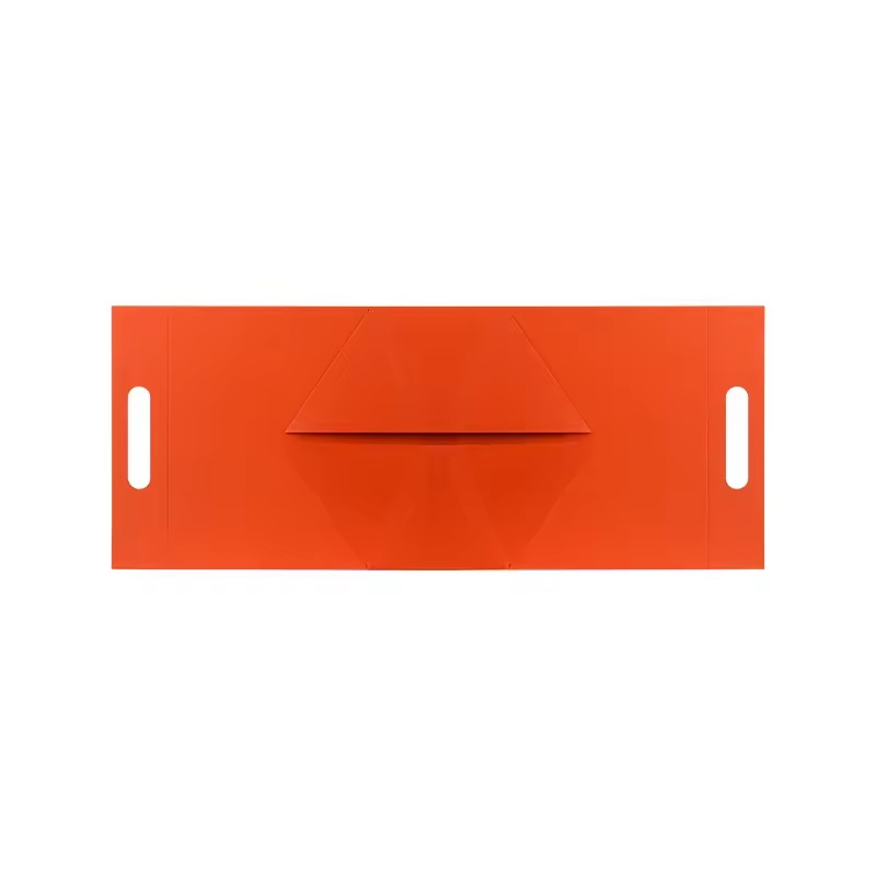 Triangular Folding Paper Box with Handle