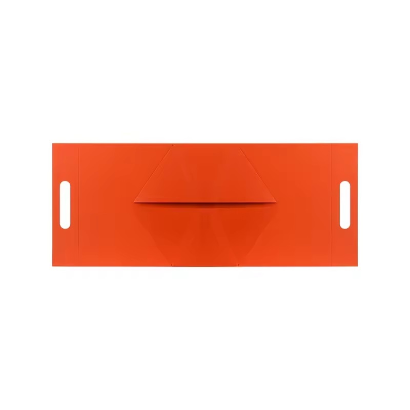 Triangular Folding Paper Box with Handle