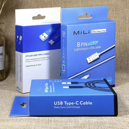 USB Cable Paper Packaging Box