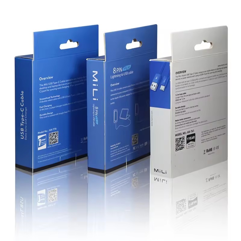 USB Cable Paper Packaging Box