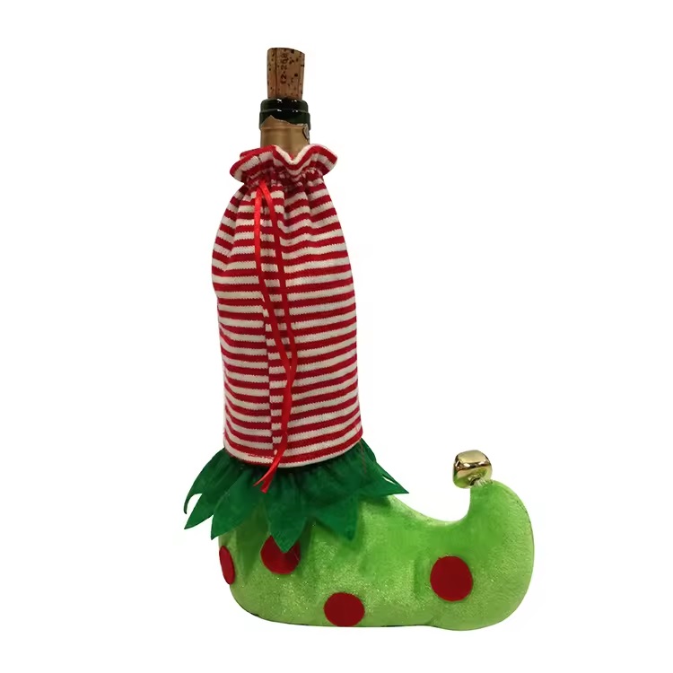 Christmas Decoration Wine Bottle Gift Bag