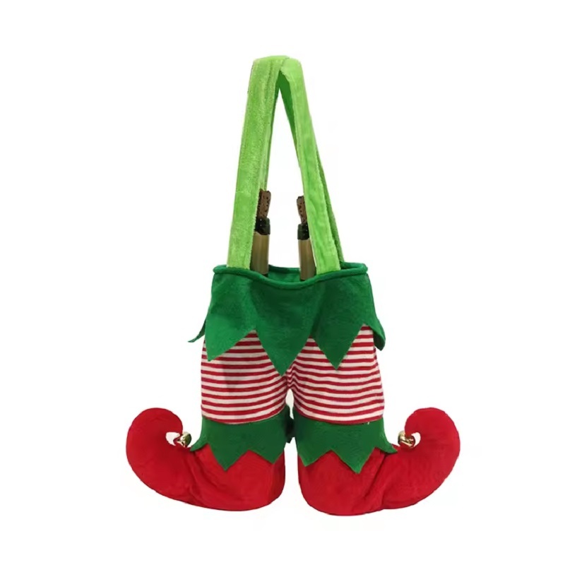 Christmas Decoration Wine Bottle Gift Bag