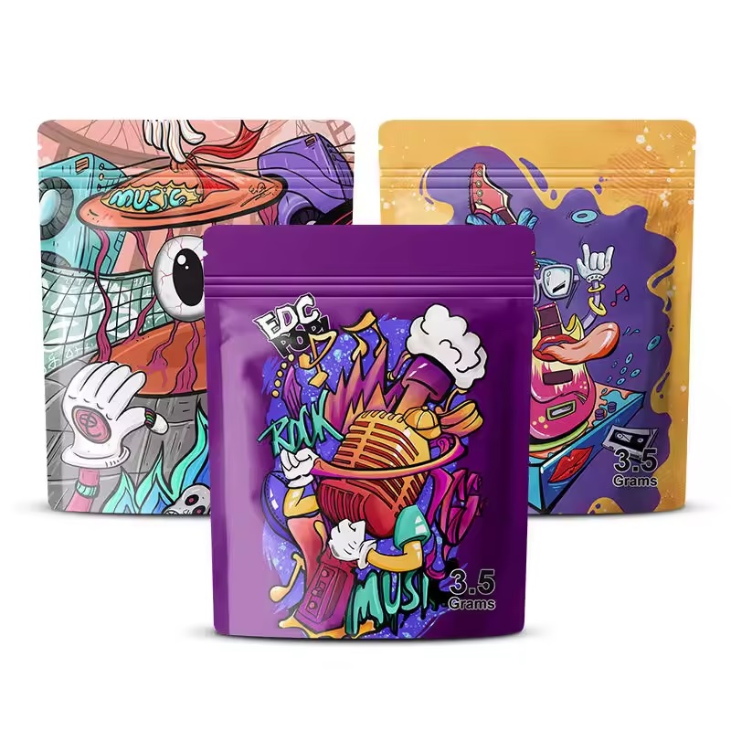 Plastic Ziplock Custom Mylar Bags