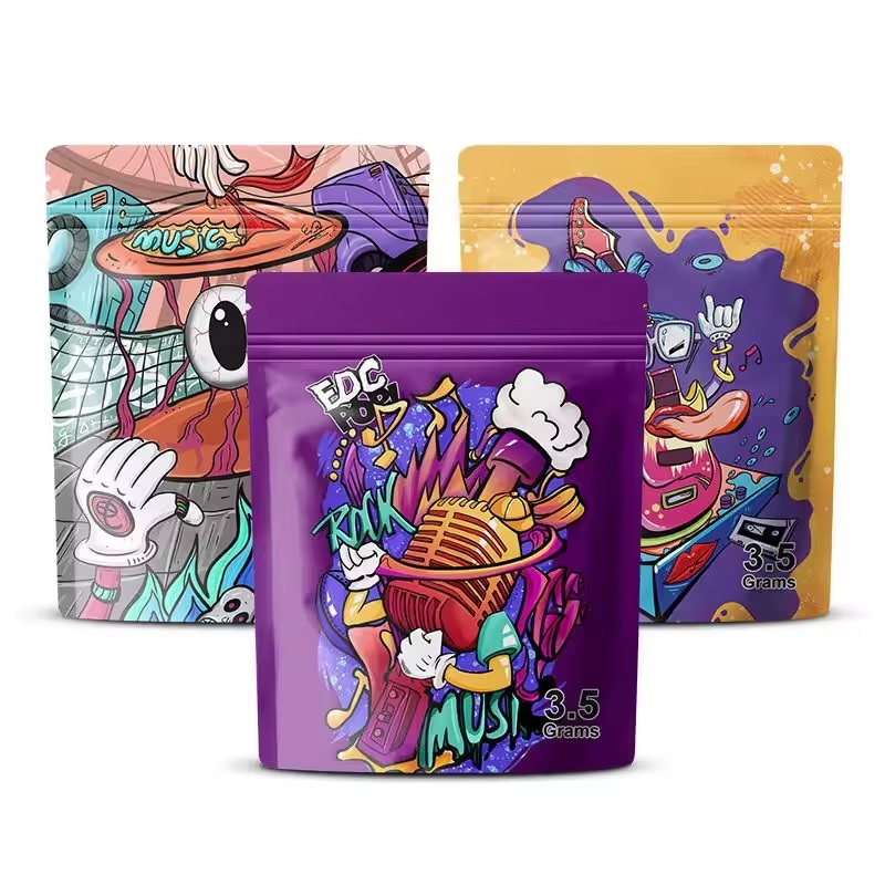 Plastic Ziplock Custom Mylar Bags