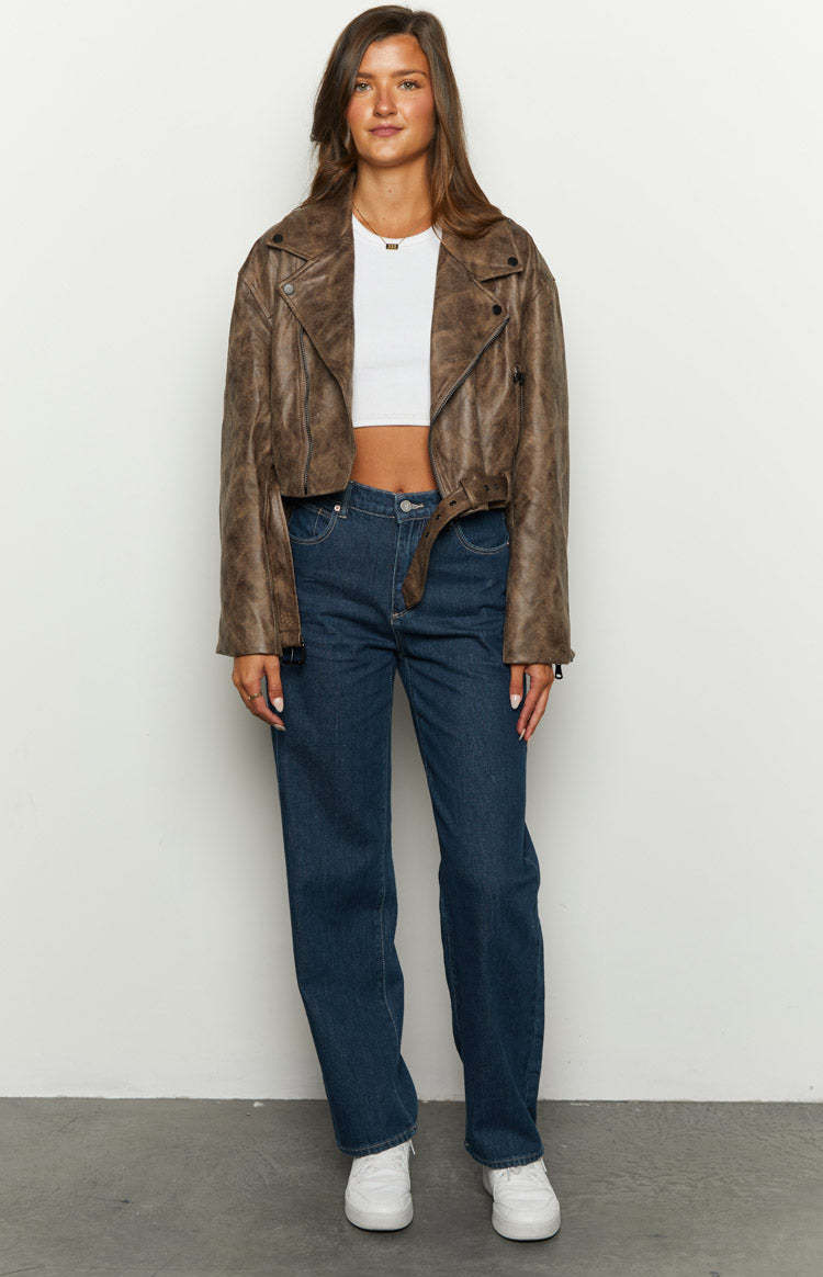 Abrand Kaley Slouch Blue Denim Jeans-Vavasi.All Rights Reserved.