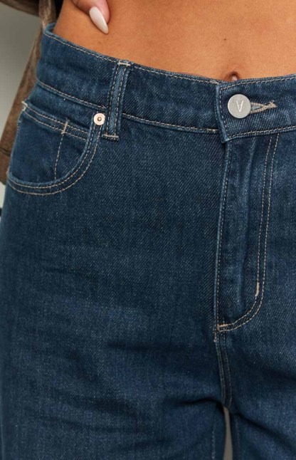Abrand Kaley Slouch Blue Denim Jeans-Vavasi.All Rights Reserved.