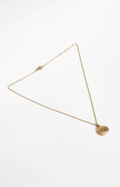 Ariel Gold Shell Necklace-Vavasi.All Rights Reserved.