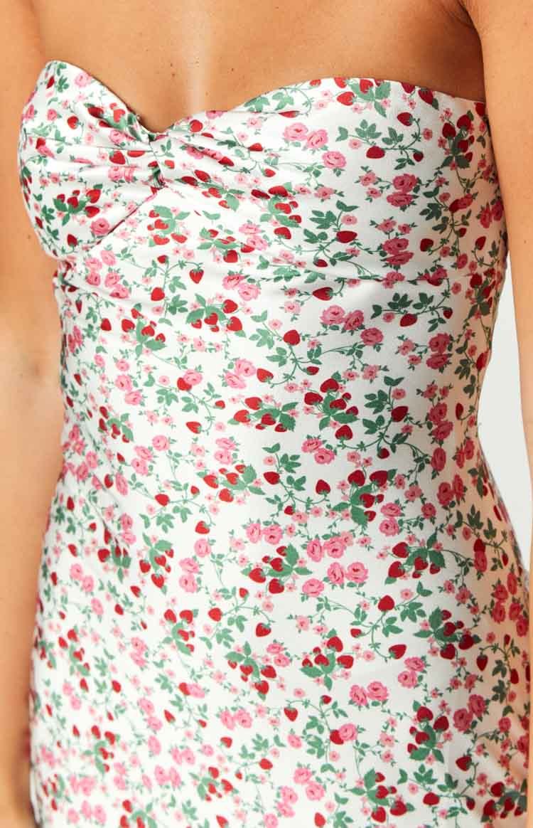 Abbie White Floral Maxi Formal Dress-Vavasi.All Rights Reserved.