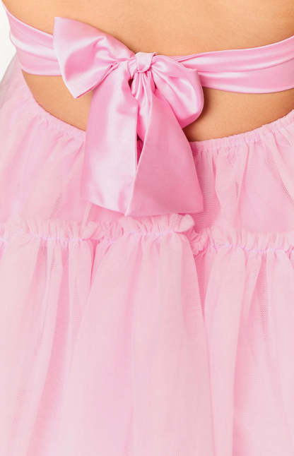 Abigail Pink Strapless Mini Dress-Vavasi.All Rights Reserved.