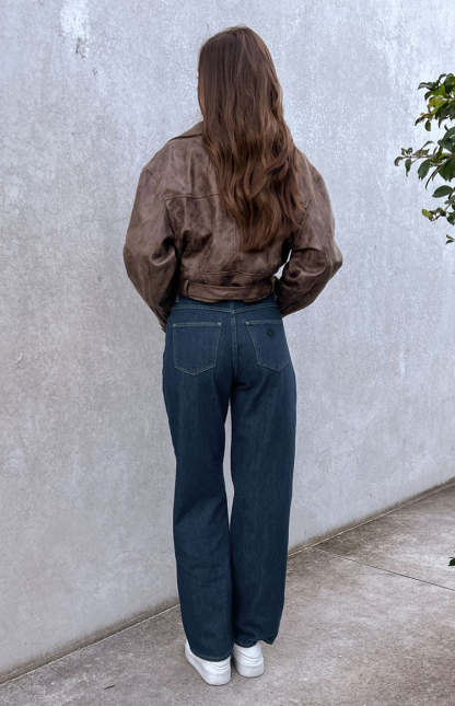 Abrand Kaley Slouch Blue Denim Jeans-Vavasi.All Rights Reserved.