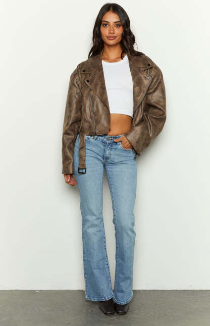 Abrand April 99 Low Boot Blue Denim Jeans-Vavasi.All Rights Reserved.