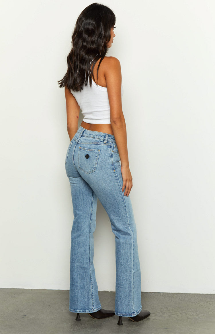Abrand April 99 Low Boot Blue Denim Jeans-Vavasi.All Rights Reserved.