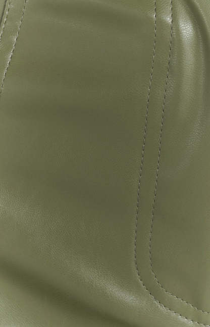 Addie Green PU Pants-Vavasi.All Rights Reserved.