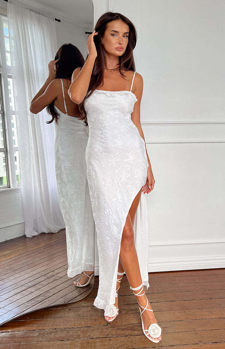 Adelaide White Maxi Dress-Vavasi.All Rights Reserved.