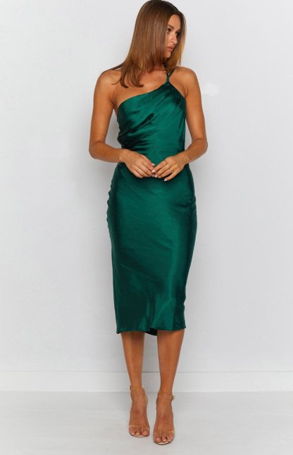 Adella Midi Dress Emerald-Vavasi.All Rights Reserved.